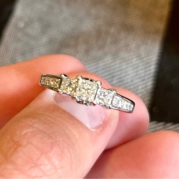 Kay jewelers engagement and wedding band - Picture 5 of 6